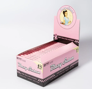 Blazy Susan Pink 1 1/4 Rolling Papers